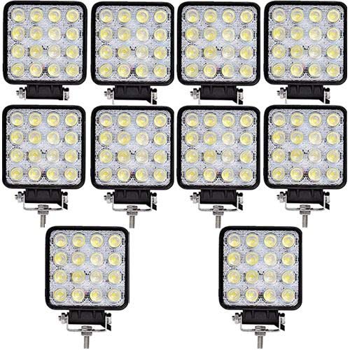 Set 10 proiectoare 16 LED 48W auto OFF-ROAD, IP 67 - 1 | YEO