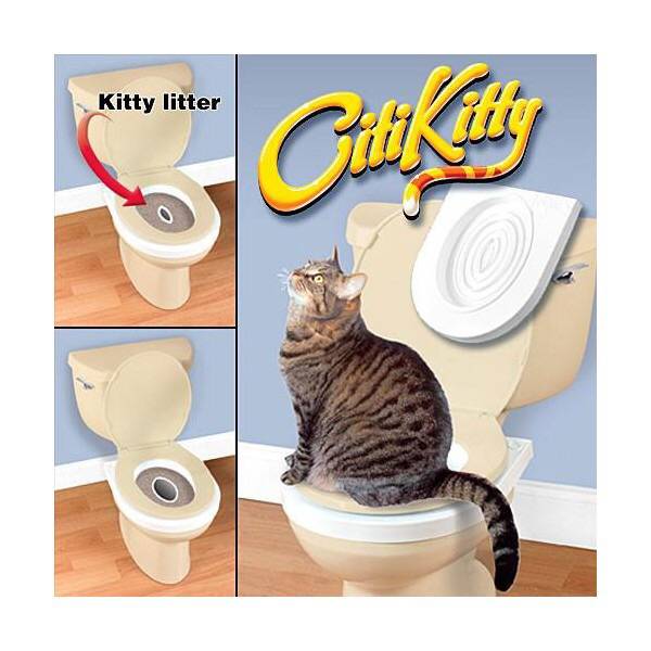 Citi Kitty - kit pentru educarea pisicilor la toaleta - 1 | YEO