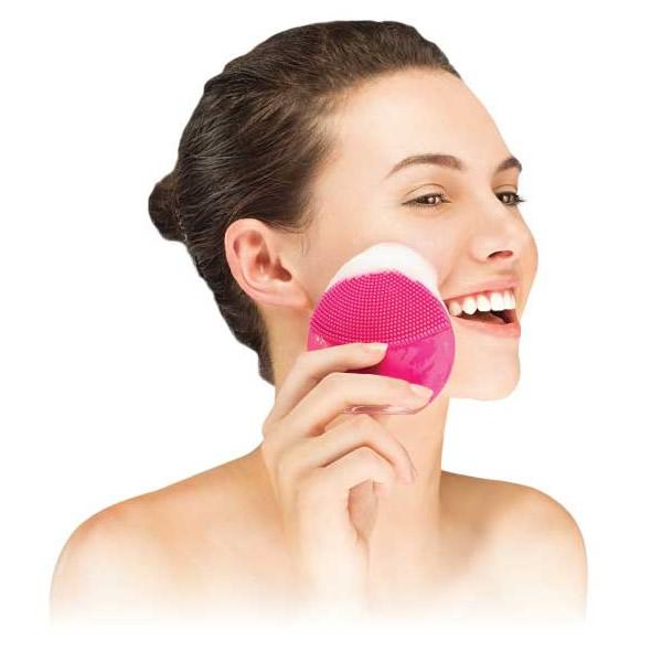 Aparat din silicon pentru curatare faciala si micromasaj - 1 | YEO