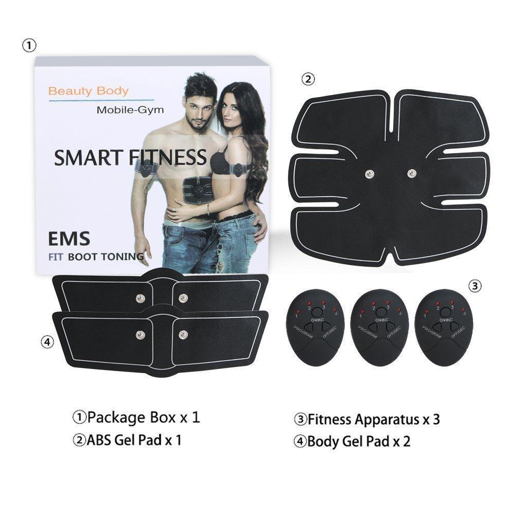Aparat fitness cu electrostimulare pentru abdomen, brate, talie si picioare - 2 | YEO