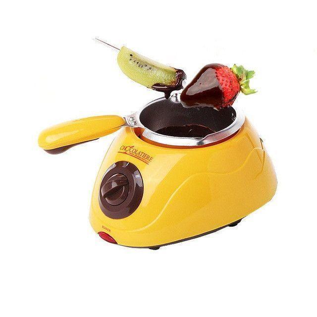 Aparat electric pentru topit ciocolata + Set Fondue - Chocolatiere - 2 | YEO