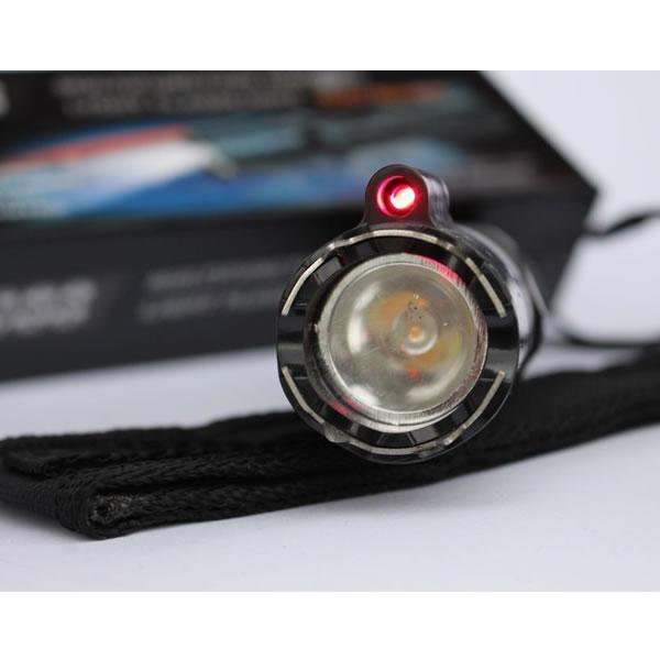 Lanterna electrosoc cu laser rosu - 2 faze de lumina - imagine 2