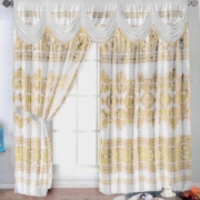 Set 2 draperii Jacquard, 300 x 250, Crem