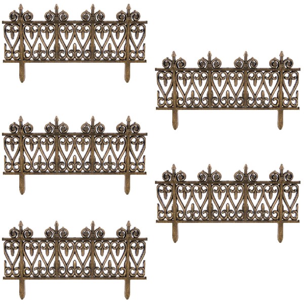 Set 5 gardulete decorative pentru gradina, 62×35 cm, Bronz
