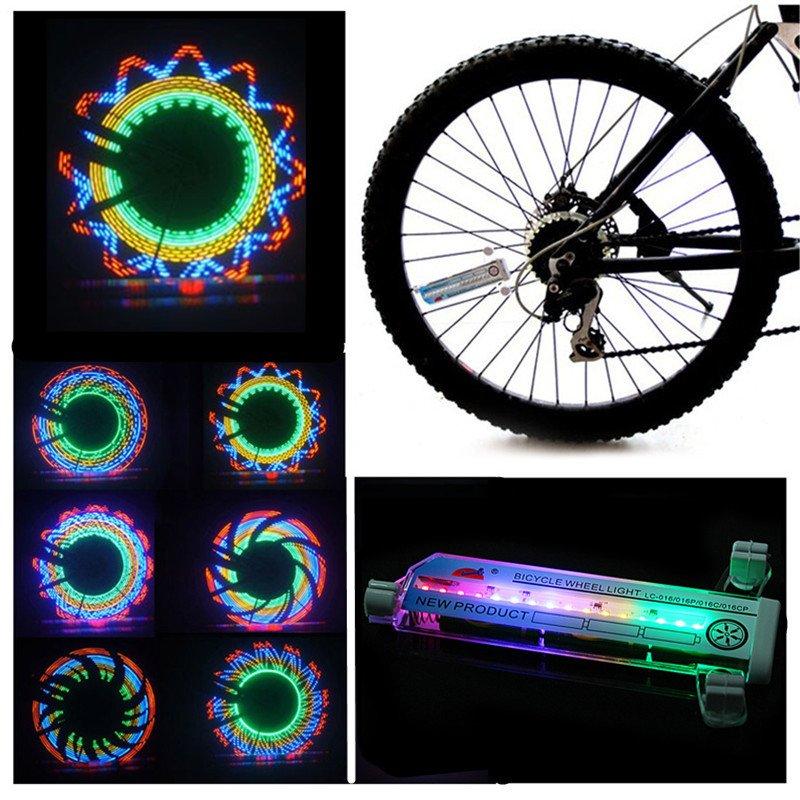 Set 2 x LED cu lumini pentru roata bicicleta