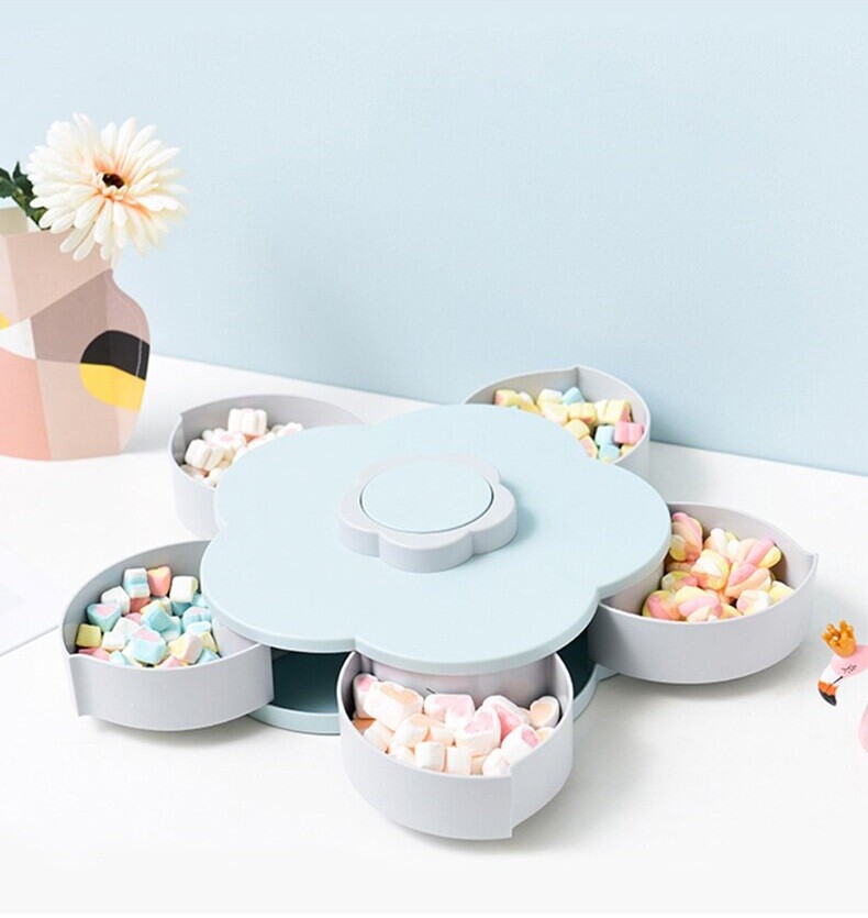 Cutie snacks cu sertare - Floare cu petale