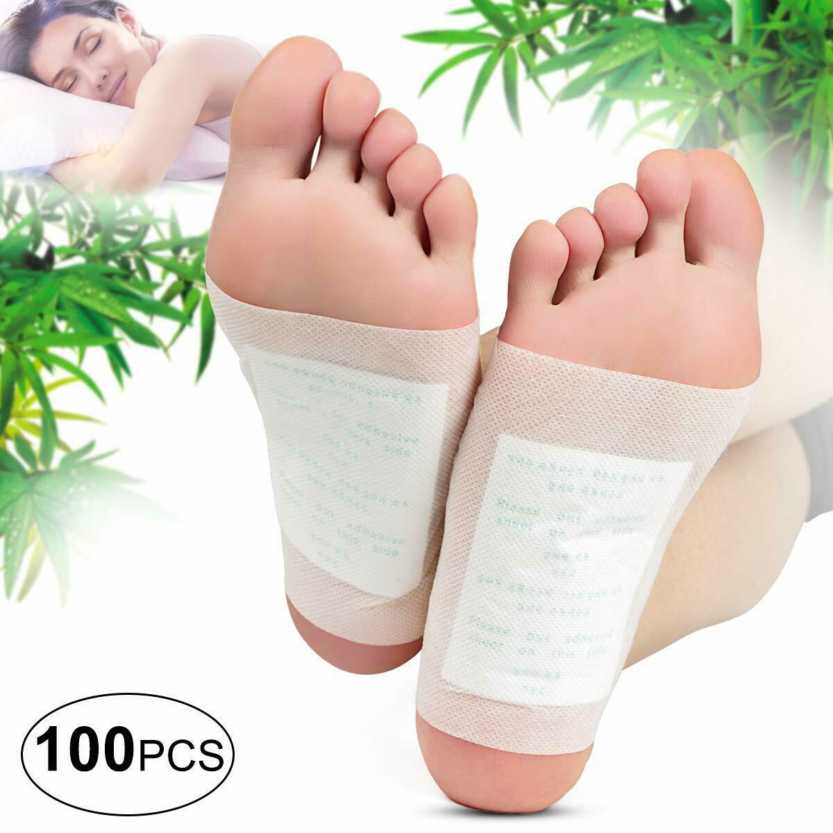 Set 100 plasturi homeopati cu turmalina pentru detoxifiere Kinoki