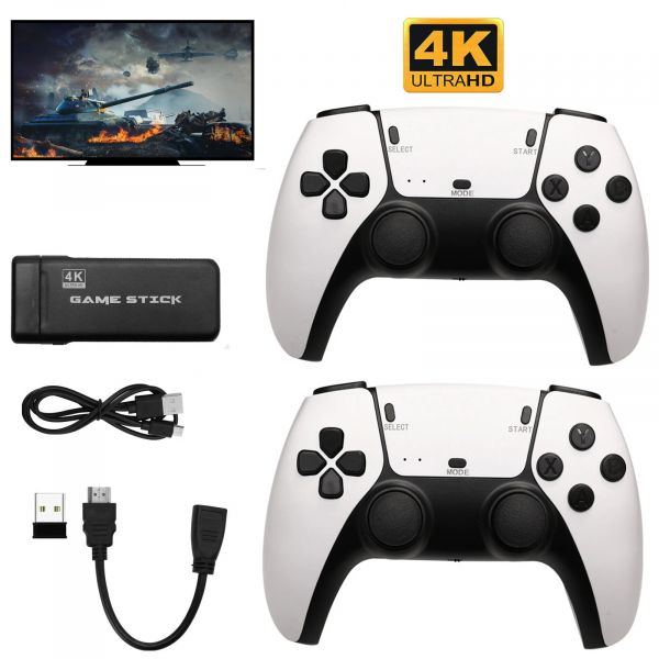 Consola de jocuri, Game Stick M8 Pro, Wireless, Card 64GB