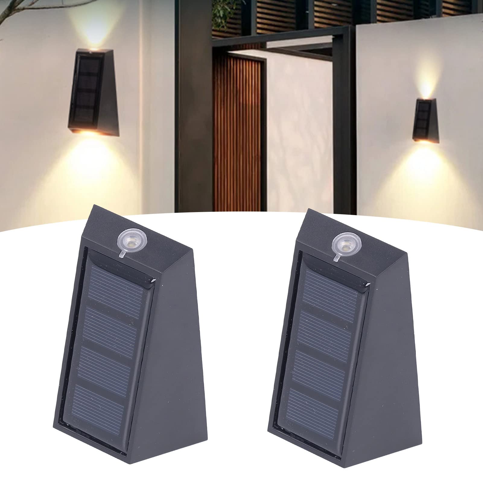 Set 2 x lampa solara 5W RGB Color