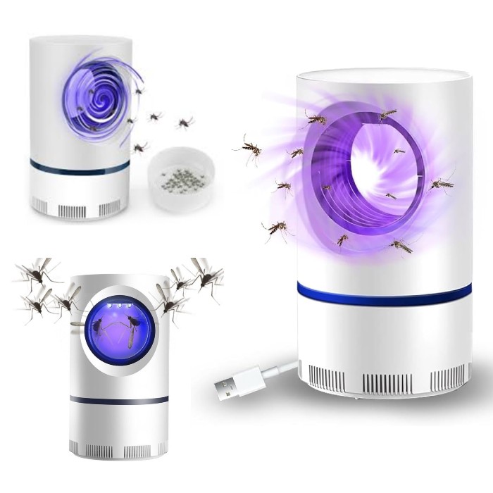 Set 3 x aparat antiinsecte cu lampa UV si aspiratie, Mosquito Killer