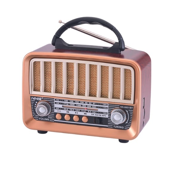 Radio Retro, Bluetooth, USB, SD Card, FM/AM/SW