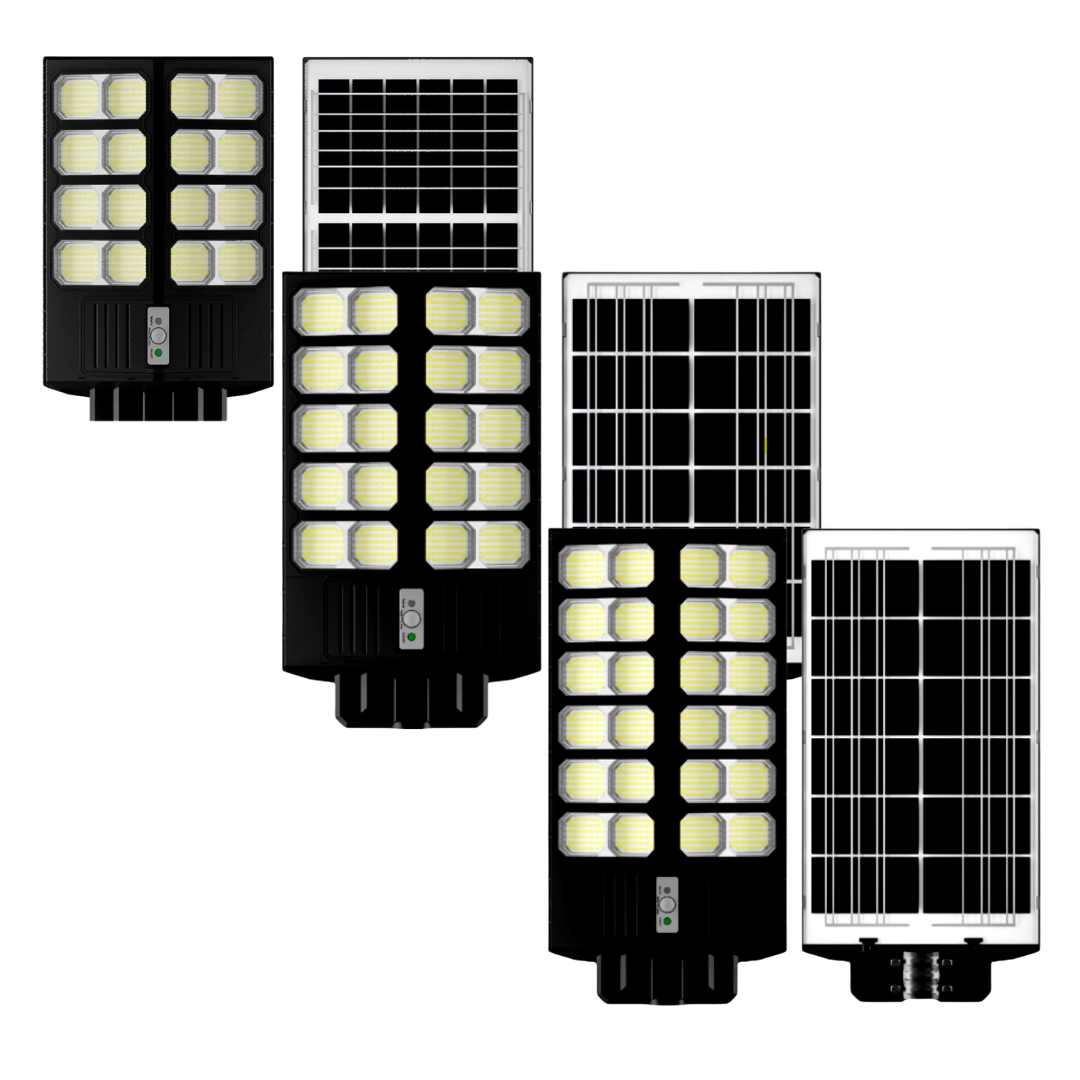 Lampa Solara Dubla Jortan, 2000 W, Alb Rece, Telecomanda