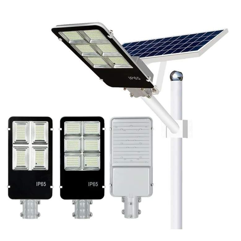 Lampa cu panou solar si brat de sustinere, 300W / 400W