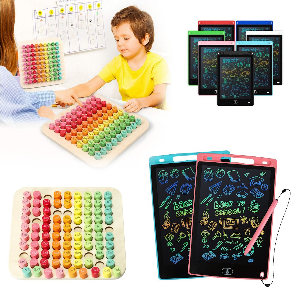 Joc educativ Tabla inmultirii + Tableta grafica 8.5 inch