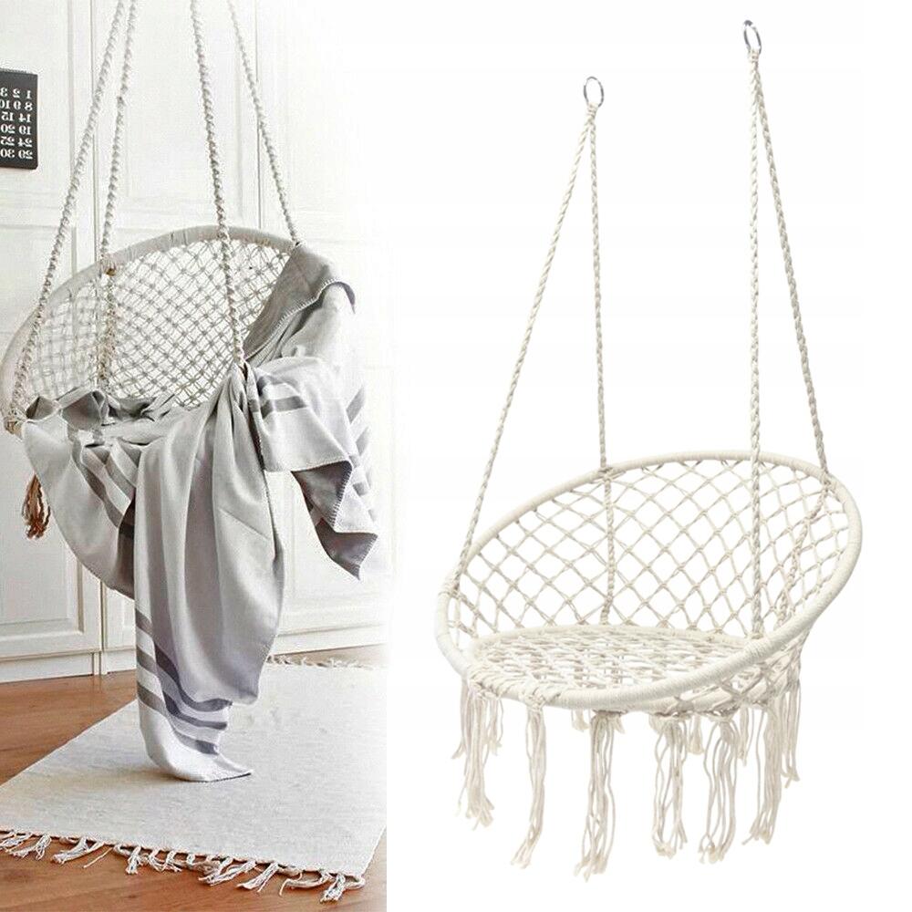 Hamac cocon - scaun suspendabil, Crem