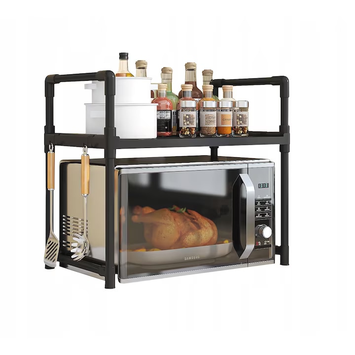 Raft cuptor cu microunde, Negru