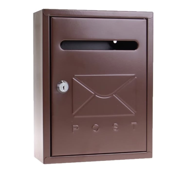 Cutie postala metalica, Maro