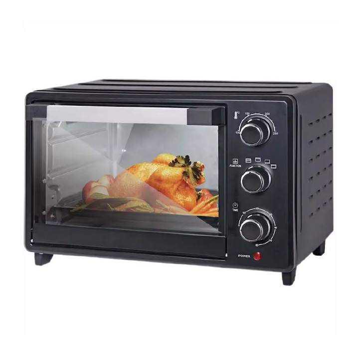 Cuptor electric 2600W, 48L, tava de copt, gratar