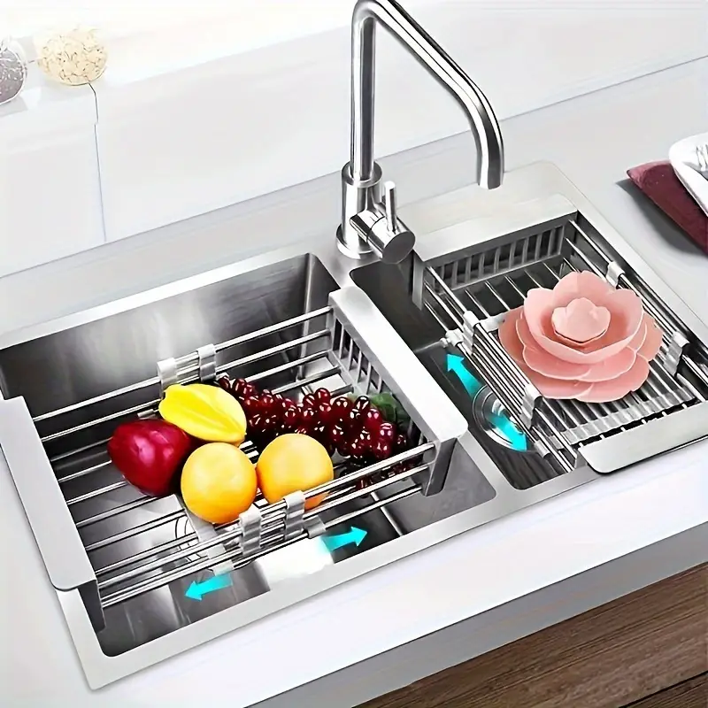 Organizator telescopic pentru chiuveta