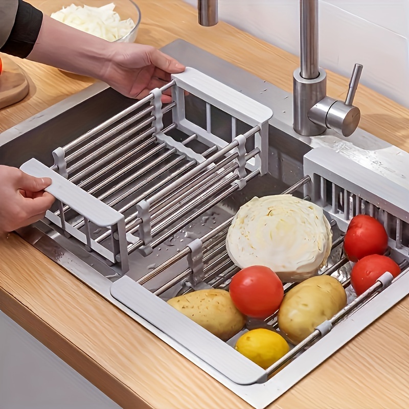 Organizator telescopic pentru chiuveta