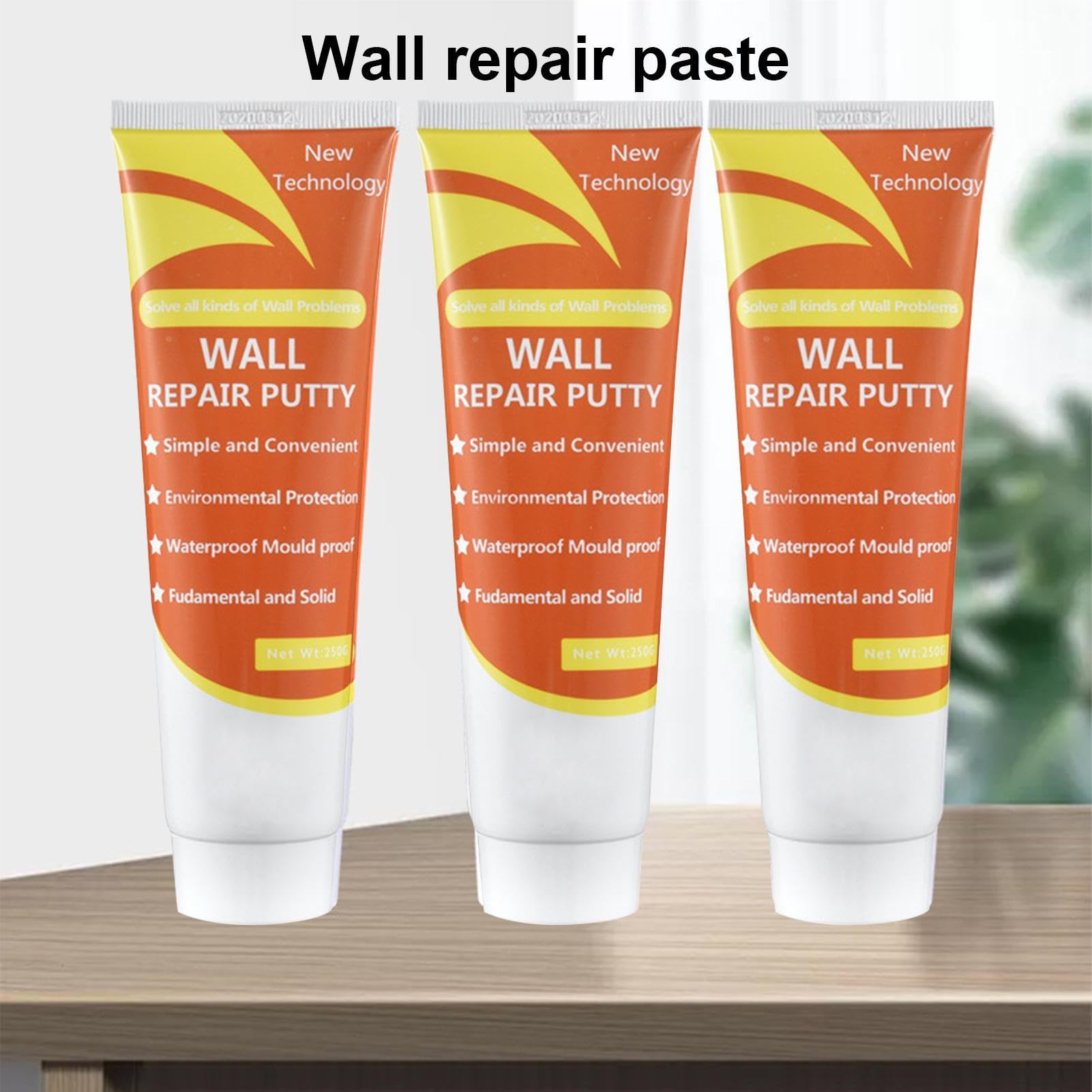 Set 3 x Kit instant pentru reparat peretii, crema alba reparatoare