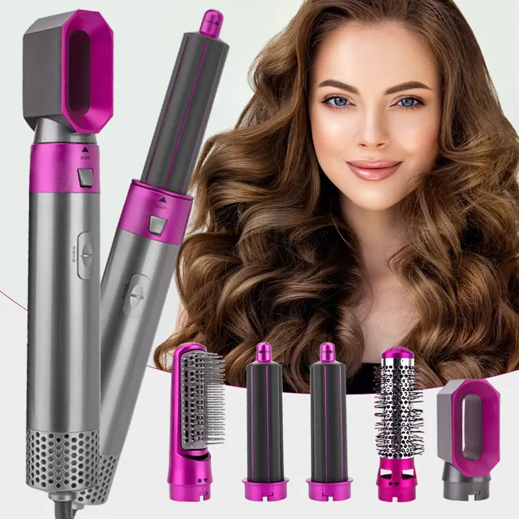 Multistyler Airwrap Hot Air Styler 5 in 1, ondulator, uscator, accesorii