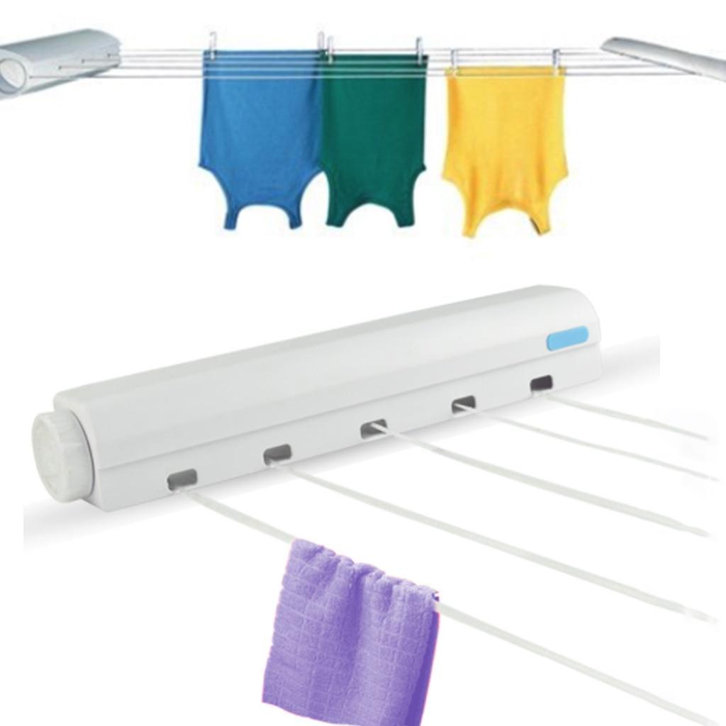 Suport de rufe 3 Metri, cu sfoara retractabila, 4 sfori