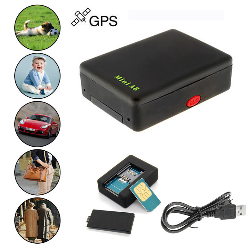 Dispozitiv de urmarire audio GPS Mini A8 cu microfon spion