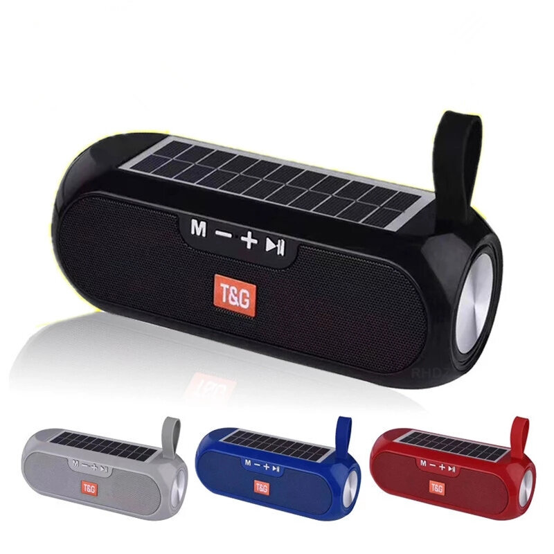 Boxa Bluetooth Stereo T&G, incarcare solara si acumulator