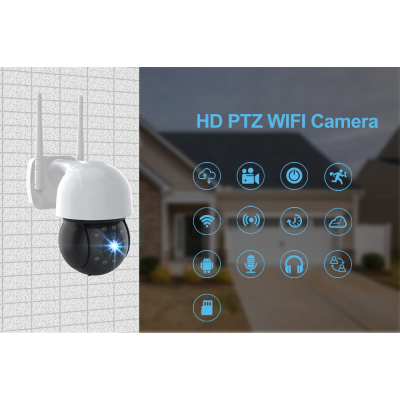 Camera de supraveghere IP 1080P HD PTZ Wifi Waterproof