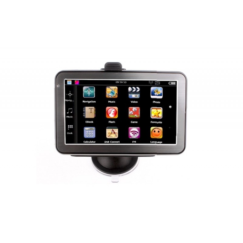 GPS auto in limba romana cu Bluetooth. Display 7 inch. Memorie interna 8 GB.