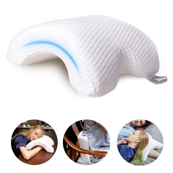Perna anatomica curbata, multifunctionala, PressureFree