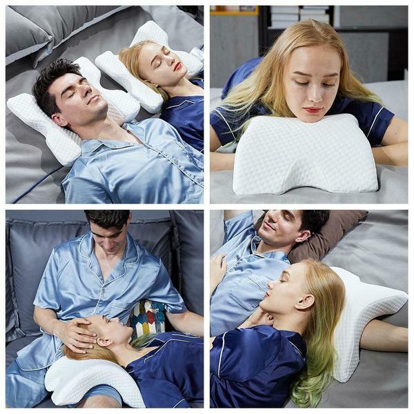 Perna anatomica curbata, multifunctionala, PressureFree