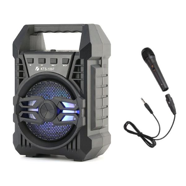 Boxa Bluetooth KTS-1097 cu radio FM + Microfon Karaoke