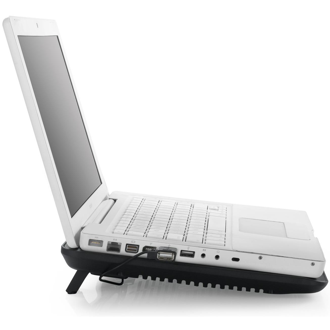 Cooler stand laptop 14'', DeepCool N19, Negru