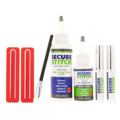 Kit pentru lipire tesatura sintetica, 7 piese - Secure Stitch