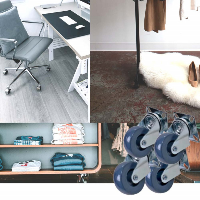 Set roti universale cu pivot, 4 bucati, 50 mm