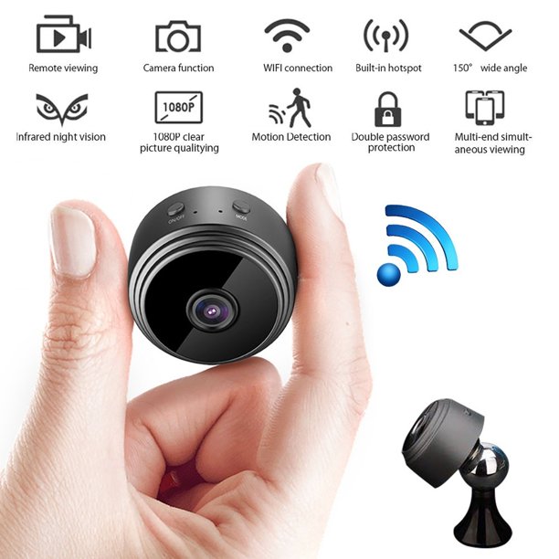 Camera video Wi-Fi 1080p HD, unghi 150, NightVision, Senzor de miscare