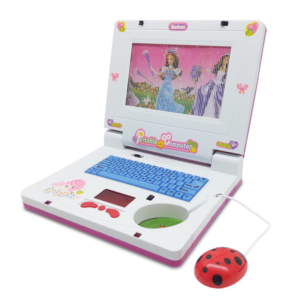 Laptop pentru copii, muzical, tastatura si mouse