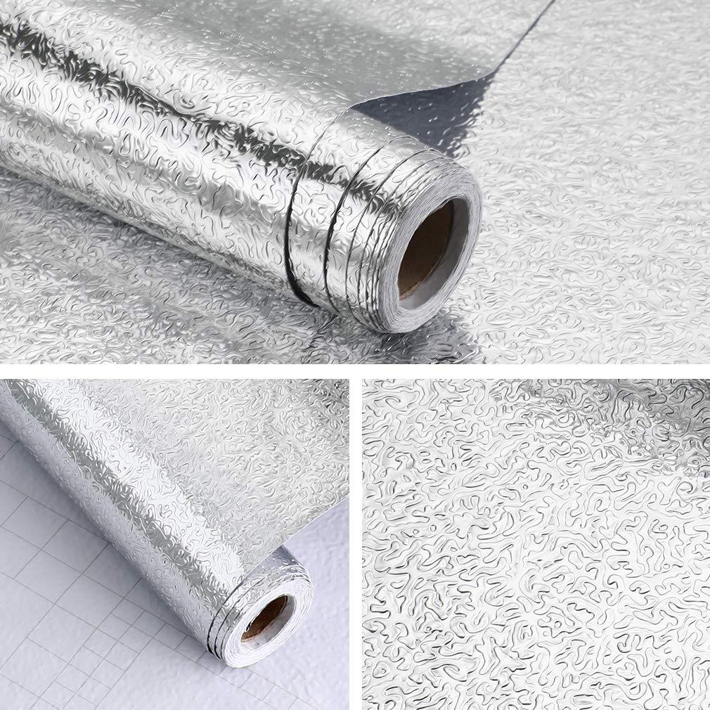Folie de aluminiu adeziva argintiu 40 x 500 cm