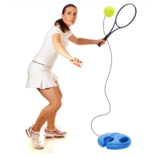 Set pentru antrenament de tenis minge cu elastic