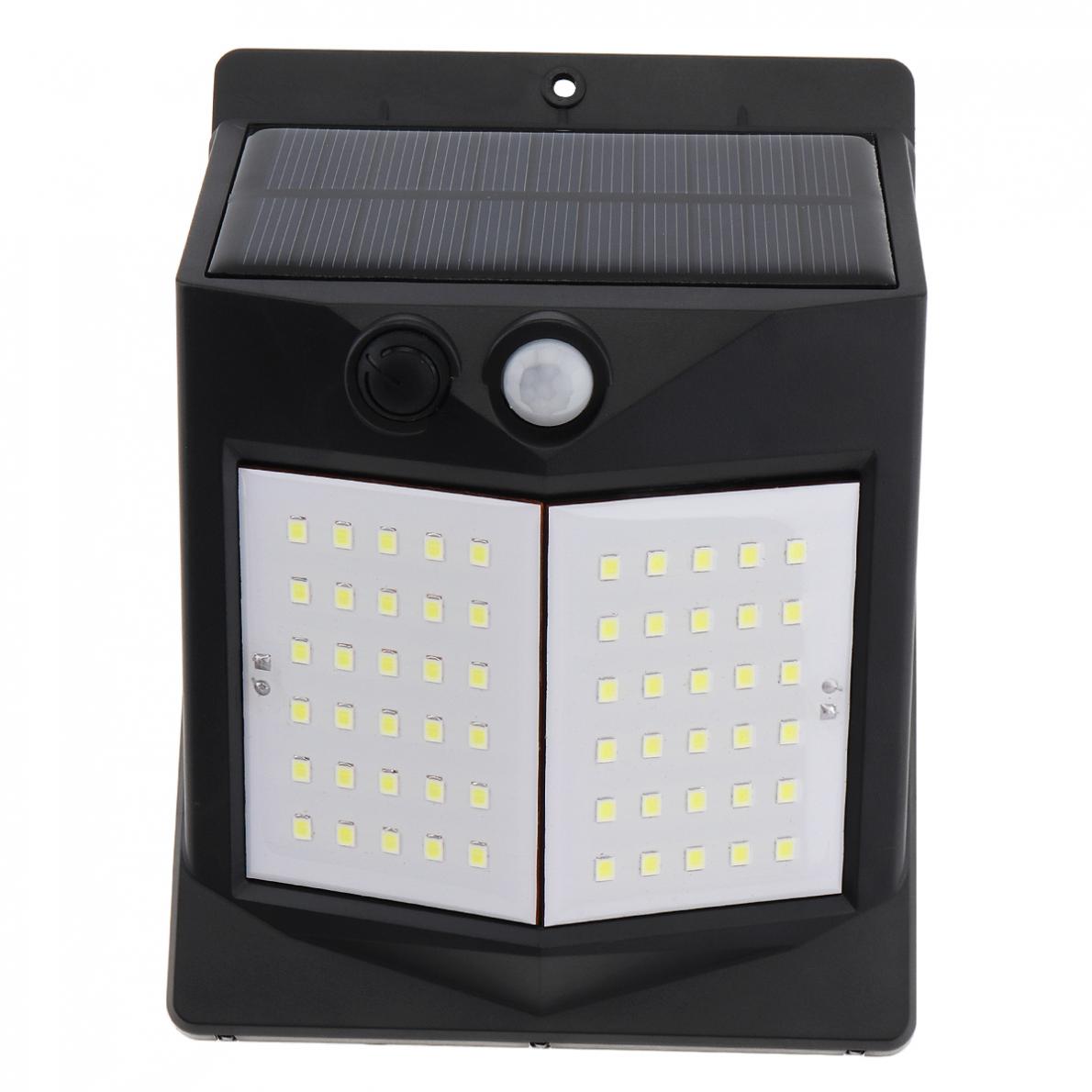 Lampa solara 80 LED cu senzor de miscare, unghi 120 de grade, 3 moduri