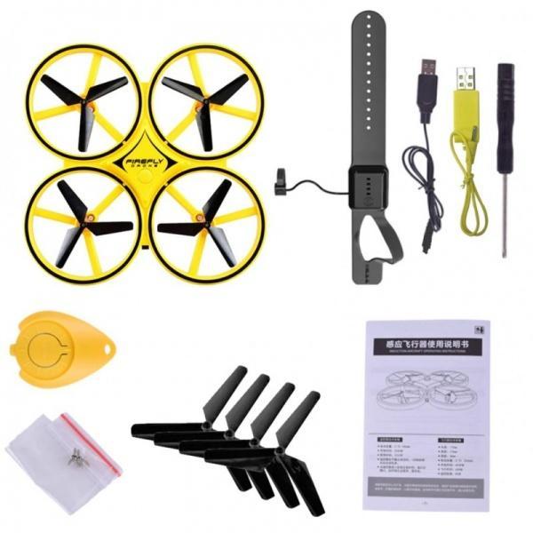 Drona anticoliziune, Quadcopter, Inductie, Gesture Control