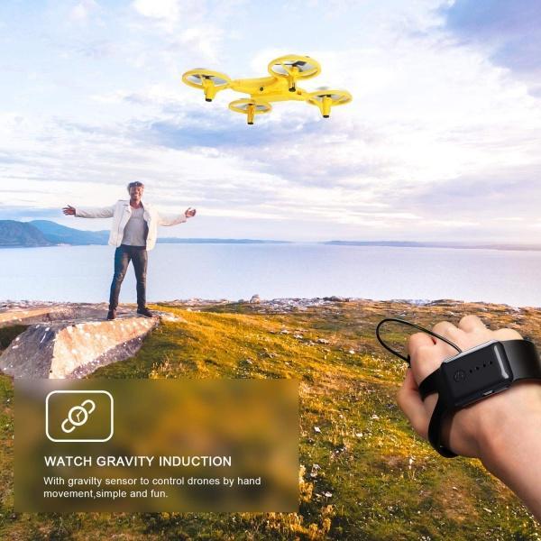 Drona anticoliziune, Quadcopter, Inductie, Gesture Control