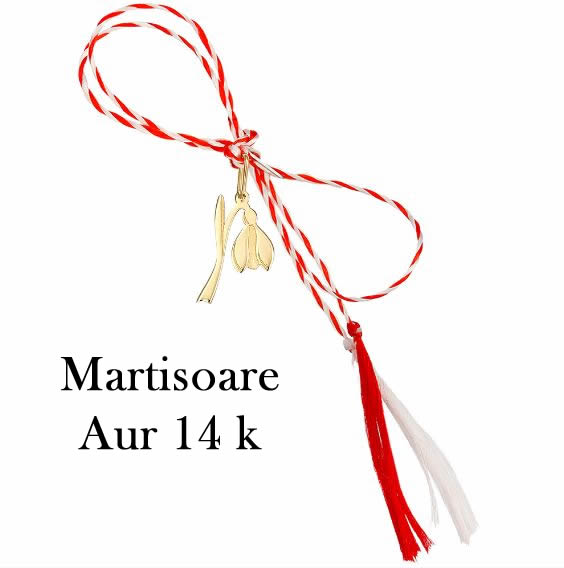 Martisoare Aur 14 k - modele diverse