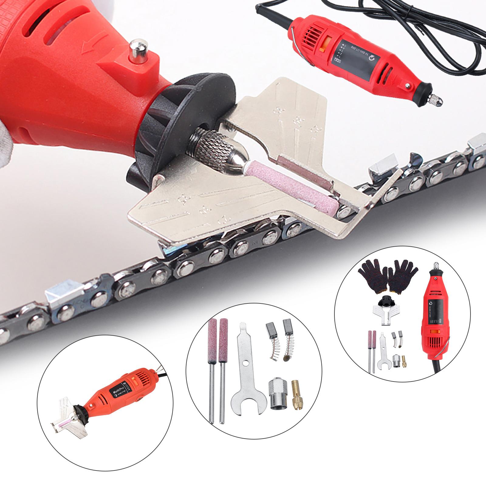 Aparat electric 220 V, portabil - ascutitor pentru lant drujba