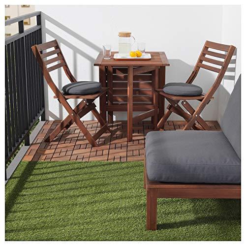 Dale din lemn pentru balcon, 30x30x2 cm, Set 9 bucati