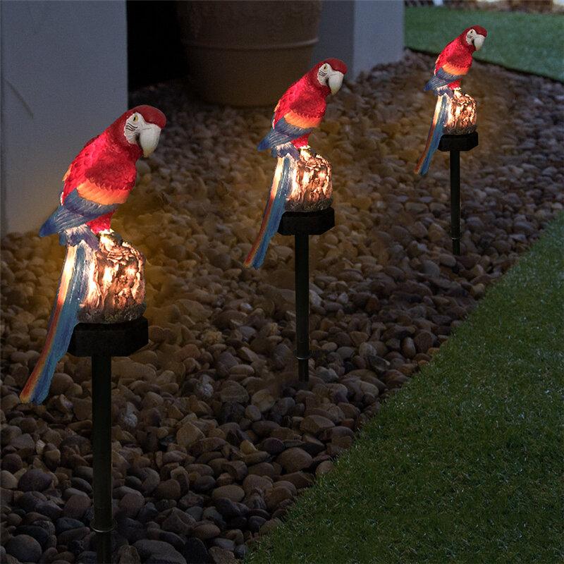 Lampa solara de gradina, decoratiune papagal