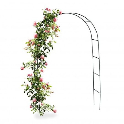 Arcada metalica de gradina pentru flori cataratoare, 200 x 38 x 140 cm