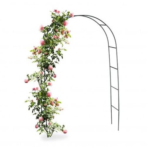 Arcada metalica de gradina pentru flori cataratoare, 240 x 38 x 140 cm